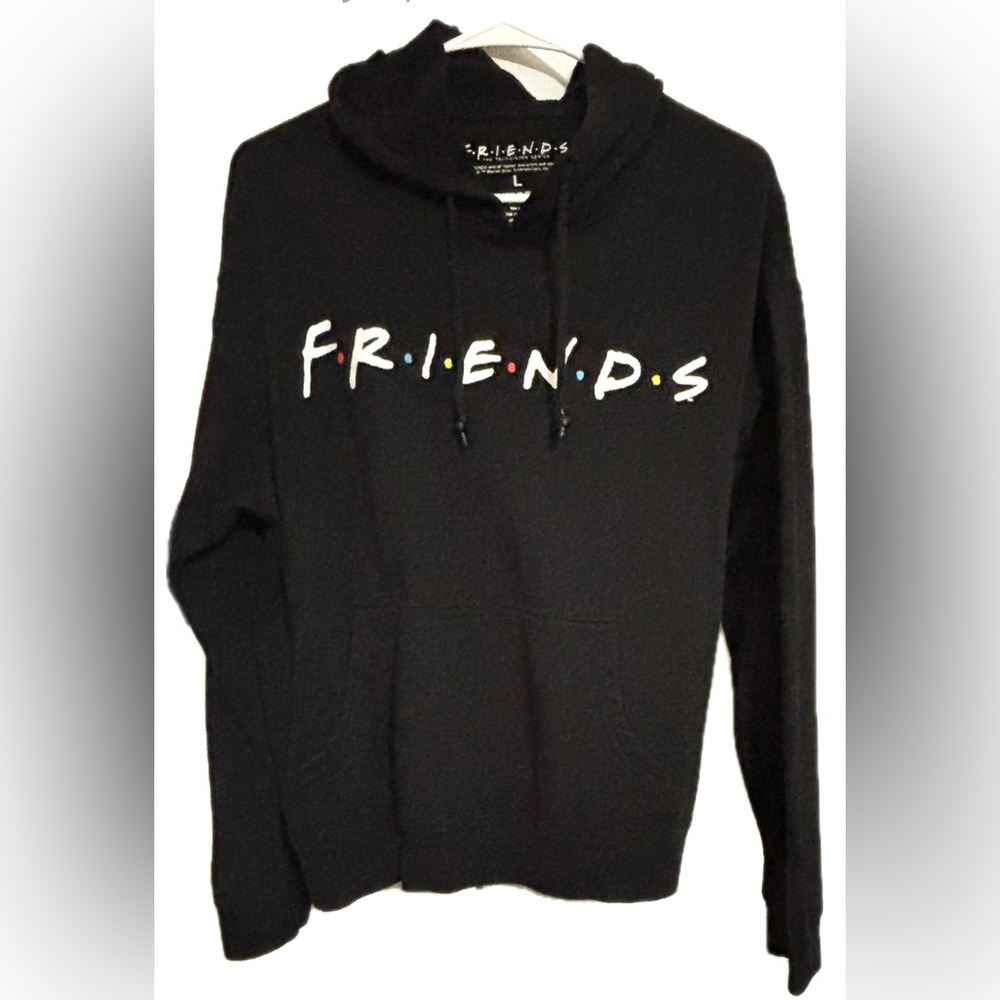 Black Hoodie with Friends Logo - Picture 3 of 3